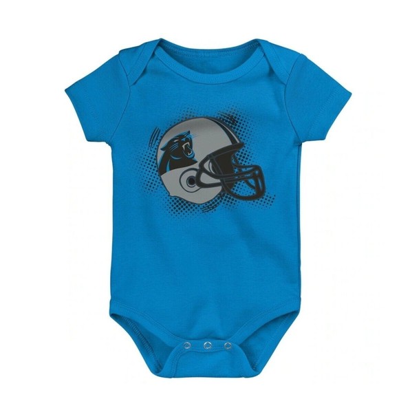 Infant Carolina Panthers 3-pack Game On Bodysuit Set 3-6M - Picture 2 of 8